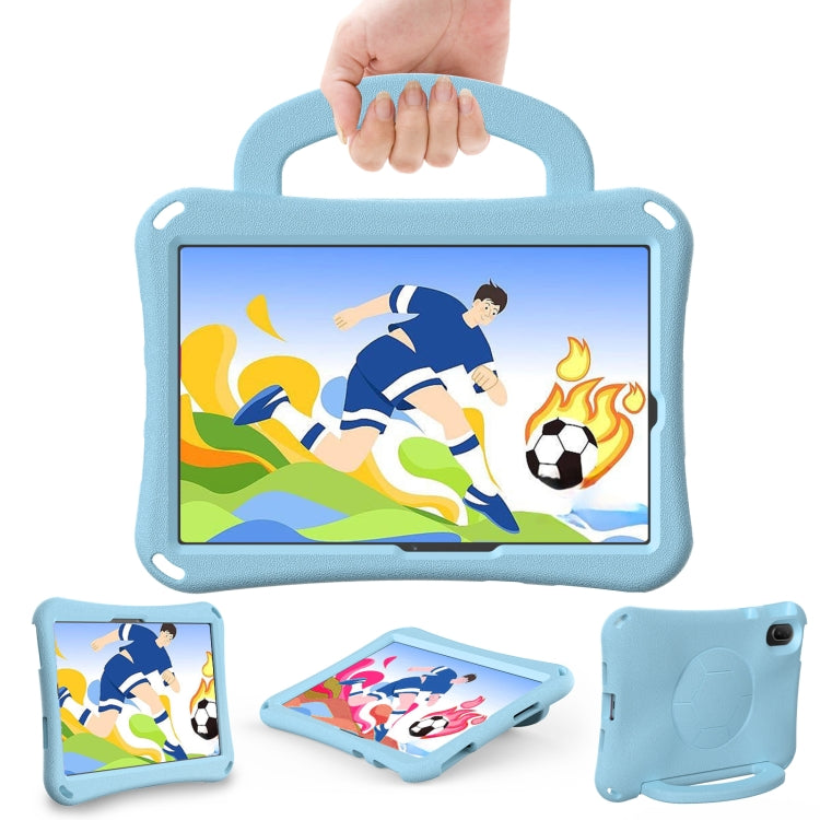 For Huawei MatePad SE 11 2024 Handle Football Shaped EVA Shockproof Tablet Case(Light Blue) - Huawei by PMC TechLife | Online Shopping South Africa | PMC TechLife | Buy Now Pay Later Mobicred