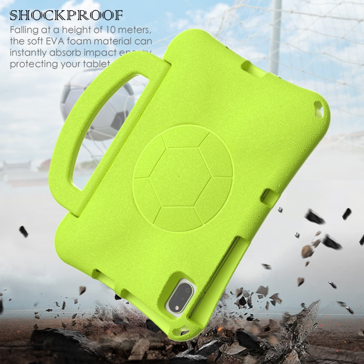 For Huawei MatePad SE 10.4 2022 / 2023 Handle Football Shaped EVA Shockproof Tablet Case(Grass Green) - Huawei by PMC TechLife | Online Shopping South Africa | PMC TechLife | Buy Now Pay Later Mobicred