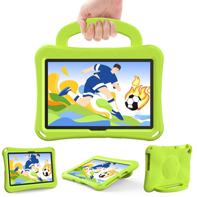 For Huawei MatePad SE 10.1 2022 Handle Football Shaped EVA Shockproof Tablet Case(Grass Green) - Huawei by PMC TechLife | Online Shopping South Africa | PMC TechLife | Buy Now Pay Later Mobicred