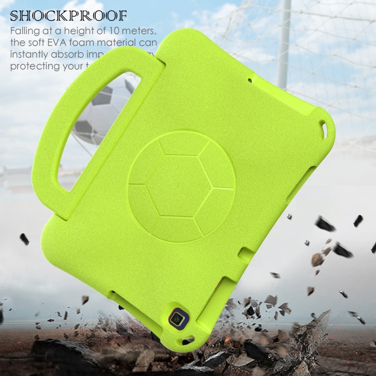 For Huawei MatePad SE 10.1 2022 Handle Football Shaped EVA Shockproof Tablet Case(Grass Green) - Huawei by PMC TechLife | Online Shopping South Africa | PMC TechLife | Buy Now Pay Later Mobicred