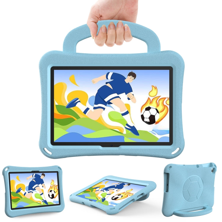 For Huawei MatePad SE 10.1 2022 Handle Football Shaped EVA Shockproof Tablet Case(Light Blue) - Huawei by PMC TechLife | Online Shopping South Africa | PMC TechLife | Buy Now Pay Later Mobicred