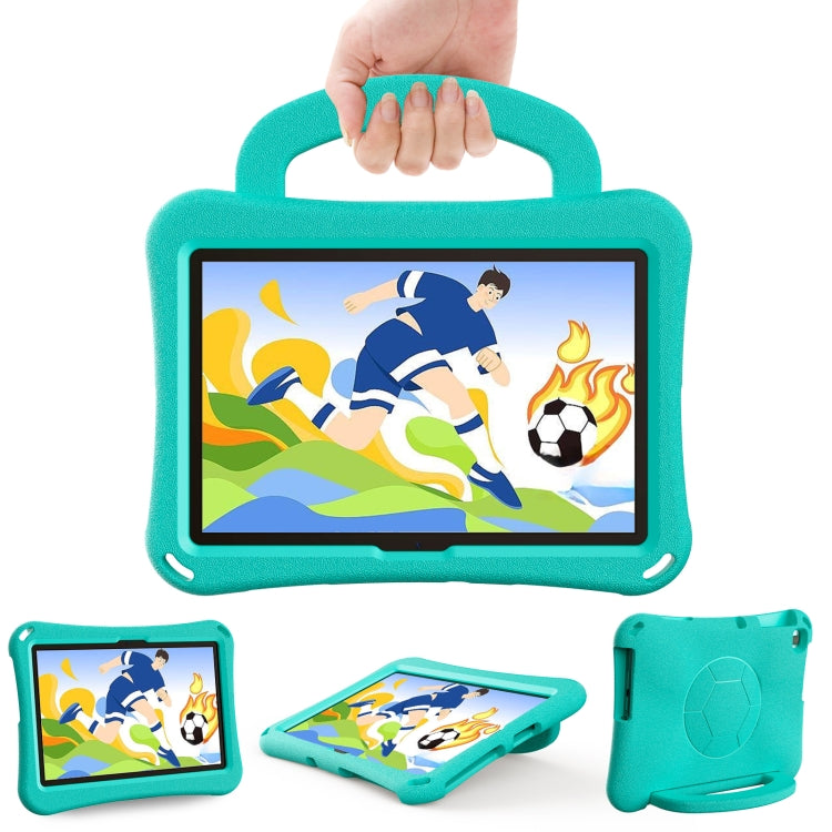 For Huawei MatePad SE 10.1 2022 Handle Football Shaped EVA Shockproof Tablet Case(Mint  Green) - Huawei by PMC TechLife | Online Shopping South Africa | PMC TechLife | Buy Now Pay Later Mobicred