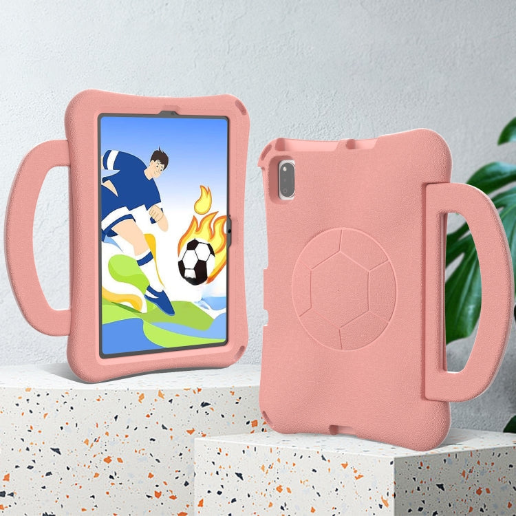 For Huawei MatePad 10.4 2020 / 2022 Handle Football Shaped EVA Shockproof Tablet Case(Light Pink) - Huawei by PMC TechLife | Online Shopping South Africa | PMC TechLife | Buy Now Pay Later Mobicred