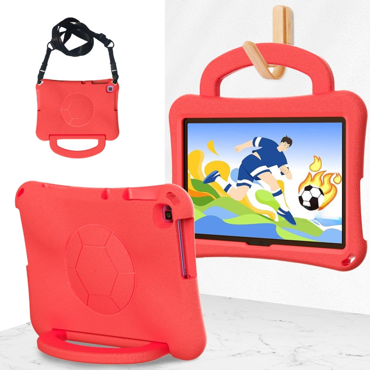 For Huawei Enpoy Tablet2 Handle Football Shaped EVA Shockproof Tablet Case(Red) - free shipping - PMC TechLife - Order now!