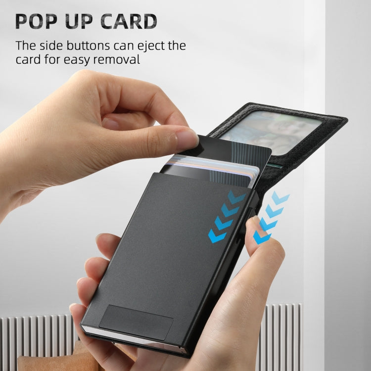 For iPhone 16 Suteni H19 Carbon Fiber Grain 2-in-1 MagSafe Removable Card Box Back Phone Case(Black) - free shipping - PMC Jewellery - Order now!