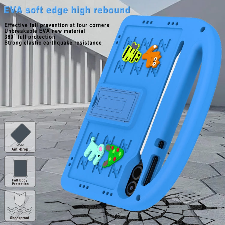 For Honor Pad X8 Pro 11.5 Cartoon Sparrow EVA Shockproof Tablet Case(Blue) - Honor by PMC TechLife | Online Shopping South Africa | PMC TechLife | Buy Now Pay Later Mobicred