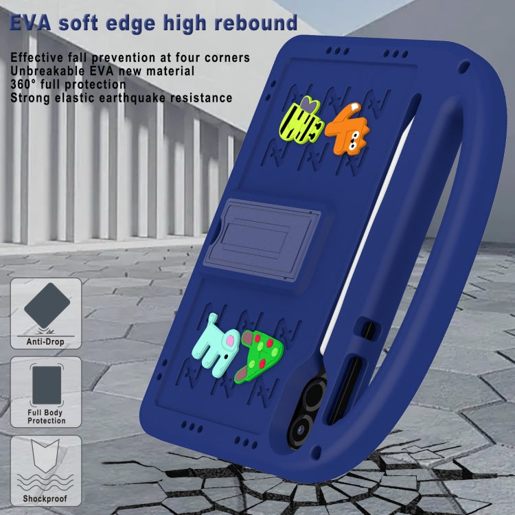 For Honor Pad X8 Pro 11.5 Cartoon Sparrow EVA Shockproof Tablet Case(Navy Blue) - Honor by PMC TechLife | Online Shopping South Africa | PMC TechLife | Buy Now Pay Later Mobicred