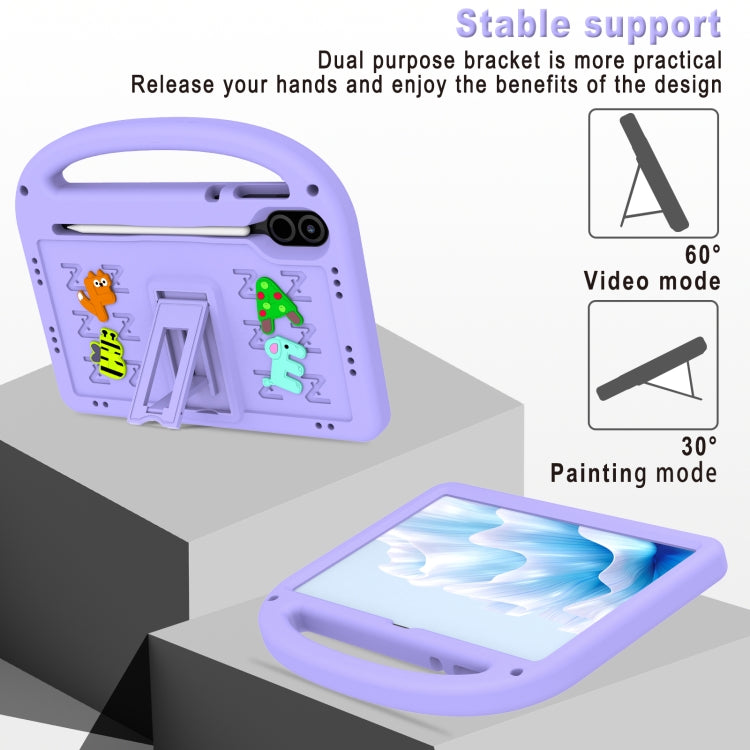 For Honor Pad X8 Pro 11.5 Cartoon Sparrow EVA Shockproof Tablet Case(Taro Purple) - Honor by PMC TechLife | Online Shopping South Africa | PMC TechLife | Buy Now Pay Later Mobicred