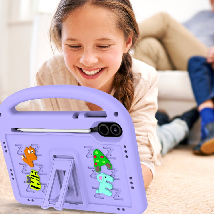 For Honor Pad X8 Pro 11.5 Cartoon Sparrow EVA Shockproof Tablet Case(Taro Purple) - Honor by PMC TechLife | Online Shopping South Africa | PMC TechLife | Buy Now Pay Later Mobicred