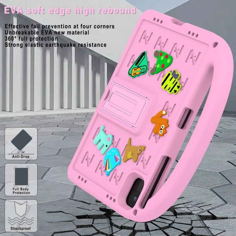 For Honor Pad X8a / X9 2024 Cartoon Sparrow EVA Shockproof Tablet Case(Pink) - Honor by PMC TechLife | Online Shopping South Africa | PMC TechLife | Buy Now Pay Later Mobicred