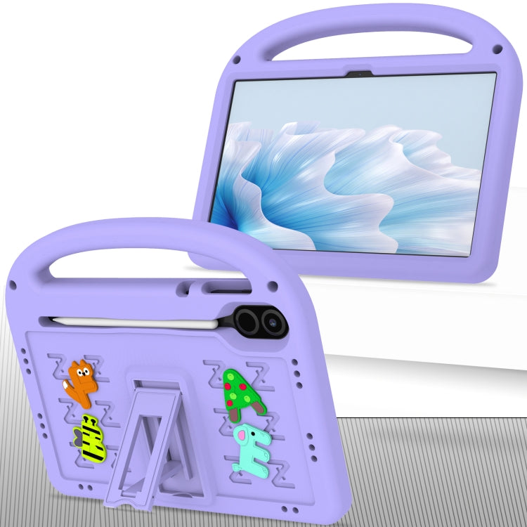 For Honor Pad X9 11.5  Cartoon Sparrow EVA Shockproof Tablet Case(Taro Purple) - Honor by PMC TechLife | Online Shopping South Africa | PMC TechLife | Buy Now Pay Later Mobicred