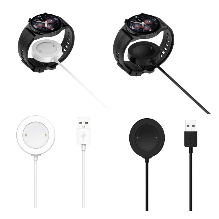 For Honor Watch 5 USB Port Integrated Magnetic Watch Charging Cable(White) - Charger by PMC TechLife | Online Shopping South Africa | PMC TechLife | Buy Now Pay Later Mobicred