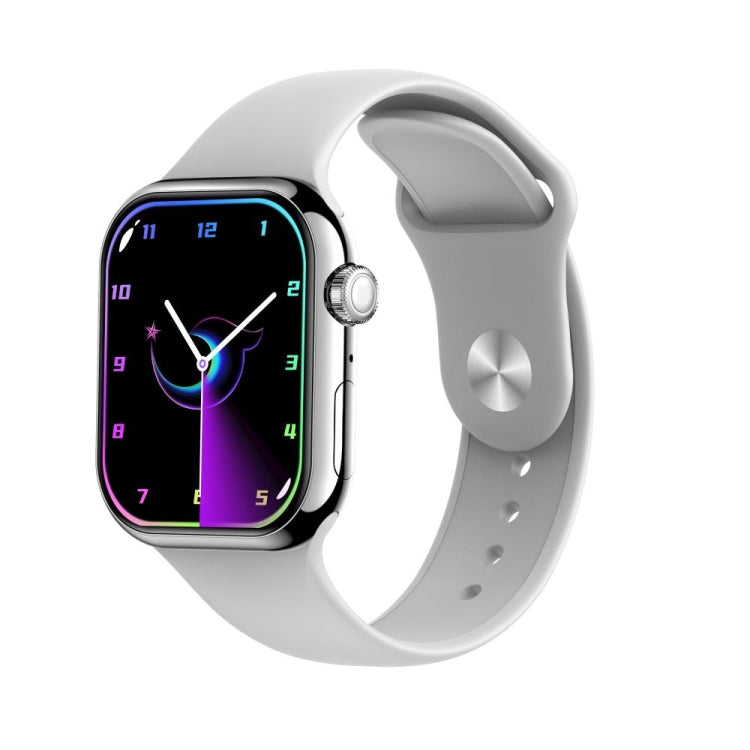 KL08 2.04 inch Color Screen Smart Watch Silicone Strap, Support Bluetooth Call(Silver) - Smart Watches by PMC TechLife | Online Shopping South Africa | PMC TechLife | Buy Now Pay Later Mobicred