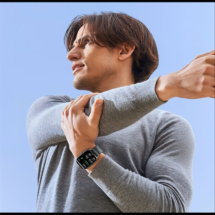 KL08 2.04 inch Color Screen Smart Watch Steel Strap, Support Bluetooth Call(Gold) - Smart Watches by PMC TechLife | Online Shopping South Africa | PMC TechLife | Buy Now Pay Later Mobicred