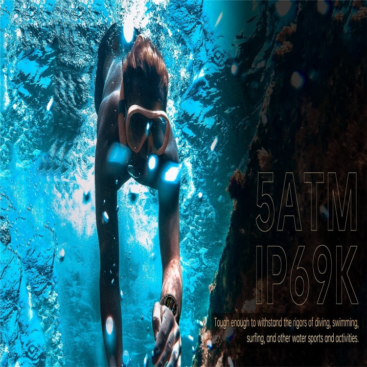 DM56 1.43 inch Color Screen Smart Watch, Support Bluetooth Call / Health Monitoring(Silver) - Smart Watches by PMC TechLife | Online Shopping South Africa | PMC TechLife | Buy Now Pay Later Mobicred