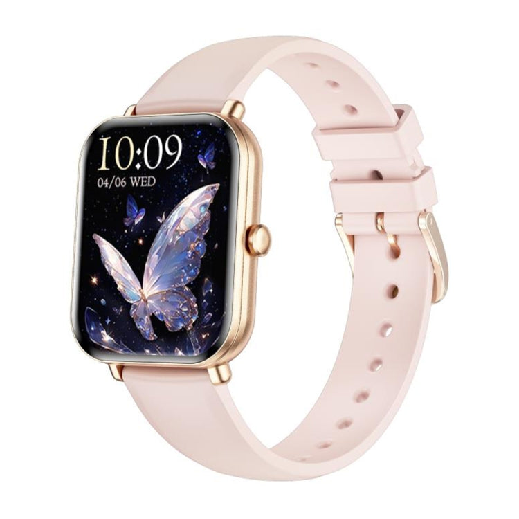 KM66 1.75 inch Color Screen Smart Watch Silicone Strap, Support Bluetooth Call(Gold) - Smart Watches by PMC TechLife | Online Shopping South Africa | PMC TechLife | Buy Now Pay Later Mobicred