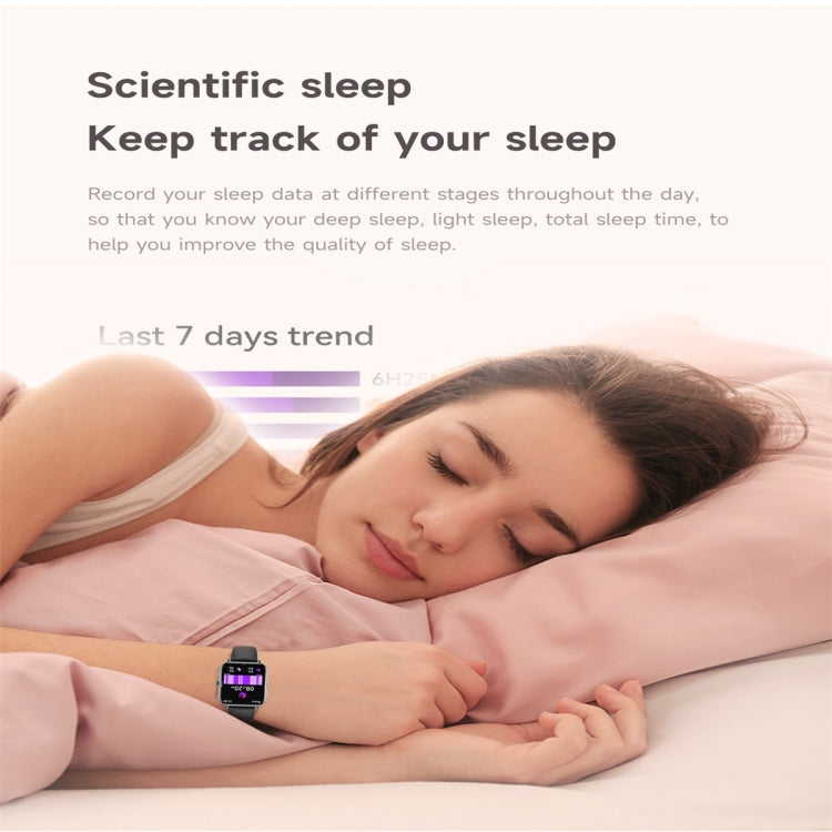 KM66 1.75 inch Color Screen Smart Watch Silicone Strap, Support Bluetooth Call(Black) - Smart Watches by PMC TechLife | Online Shopping South Africa | PMC TechLife | Buy Now Pay Later Mobicred