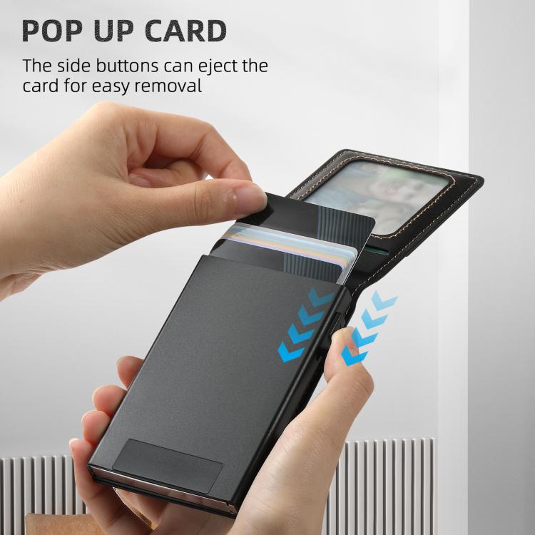 For Samsung Galaxy S25+ 5G Suteni H19 Oil Wax 2-in-1 MagSafe Removable Card Box Back Phone Case(Black) - free shipping - PMC TechLife - Order now!