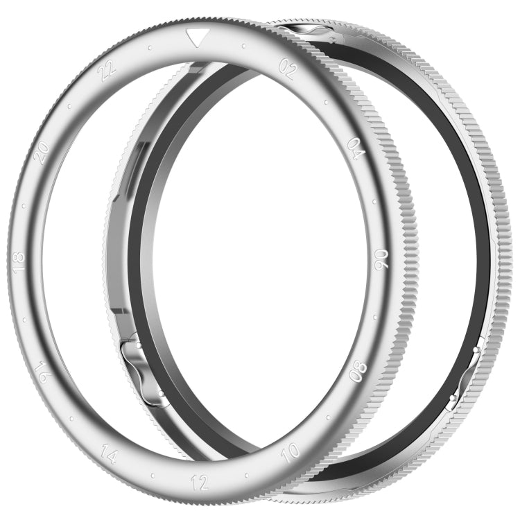 For Xiaomi Watch S4 Tempered Glass Film Hybrid Stainless Steel Watch Protective Ring(Silver White) - free shipping - PMC TechLife - Order now!