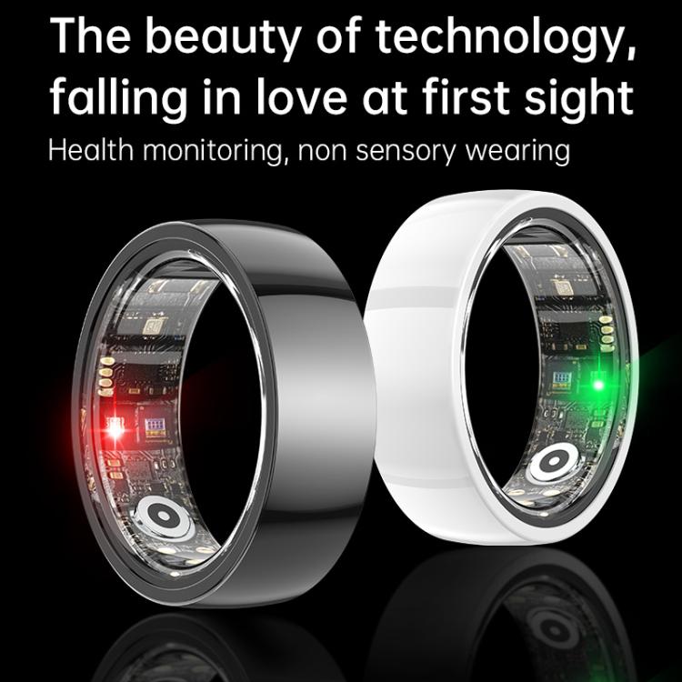 R1000 SIZE 8 Smart Ring, Support Heart Rate / Blood Oxygen / Sleep / Multiple Sports Modes(Black) - free shipping - PMC TechLife - Order now!