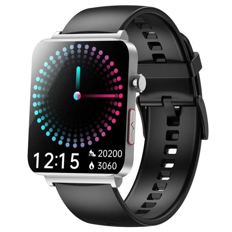 KS03 Pro 1.96 inch Color Screen Smart Watch, Support Bluetooth Call / Health Monitoring(Silver Black) - Smart Watches by PMC TechLife | Online Shopping South Africa | PMC TechLife | Buy Now Pay Later Mobicred
