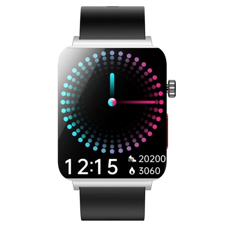 KS03 Pro 1.96 inch Color Screen Smart Watch, Support Bluetooth Call / Health Monitoring(Silver Black) - Smart Watches by PMC TechLife | Online Shopping South Africa | PMC TechLife | Buy Now Pay Later Mobicred