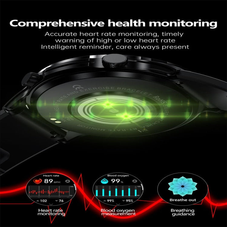 EX100 1.95 inch Color Screen Smart Watch, Support Bluetooth Call / Wellness Tracking(Black) - Smart Watches by PMC TechLife | Online Shopping South Africa | PMC TechLife | Buy Now Pay Later Mobicred