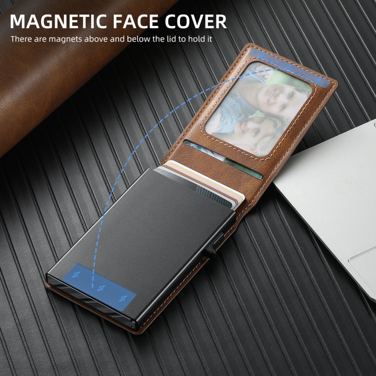 For Google Pixel 7a Suteni H19 Oil Wax 2-in-1 MagSafe Removable Card Box Back Phone Case(Brown) - free shipping - PMC TechLife - Order now!