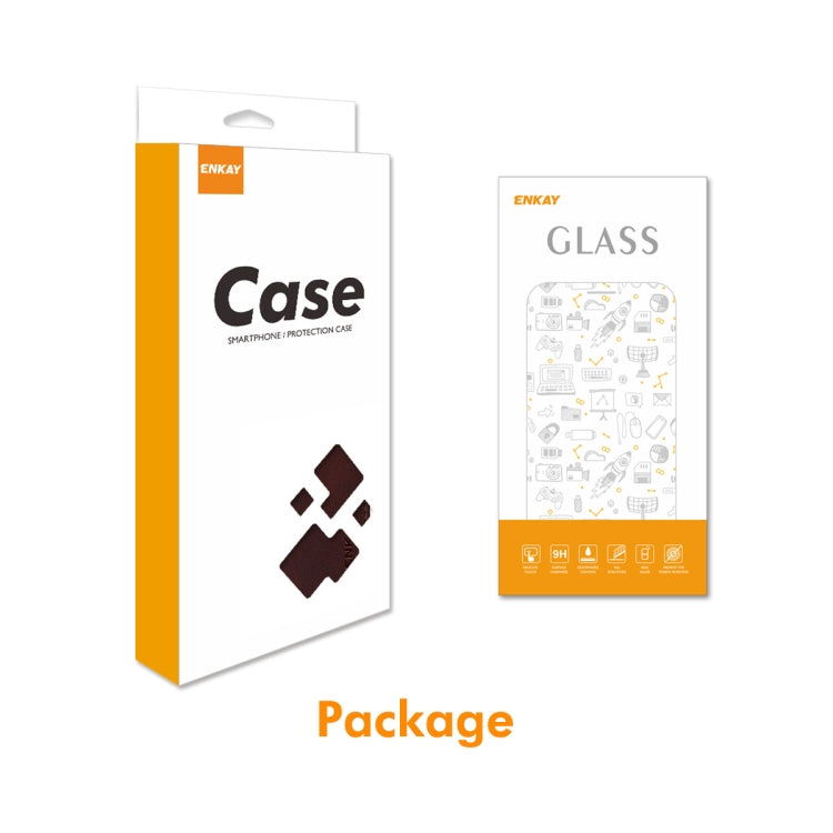 For Samsung Galaxy S25 5G ENKAY Card Wallet Calf Texture Leather Phone Case with Screen Film(Black) - Galaxy S25 5G Cases by ENKAY | Online Shopping South Africa | PMC Jewellery | Buy Now Pay Later Mobicred