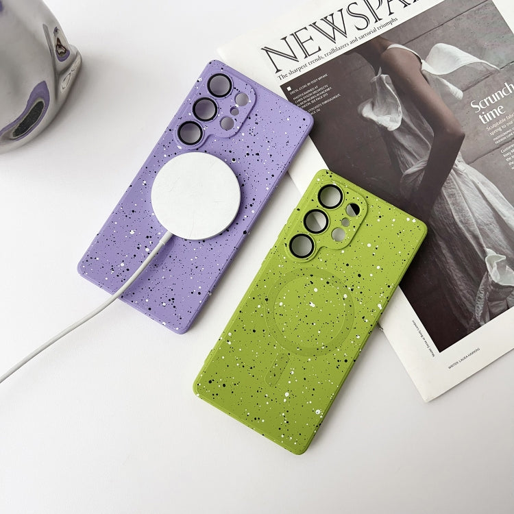 For Samsung Galaxy S25 5G Starry Sky TPU Shockproof MagSafe Phone Case(Dark Blue) - Galaxy S25 5G Cases by PMC Jewellery | Online Shopping South Africa | PMC Jewellery | Buy Now Pay Later Mobicred