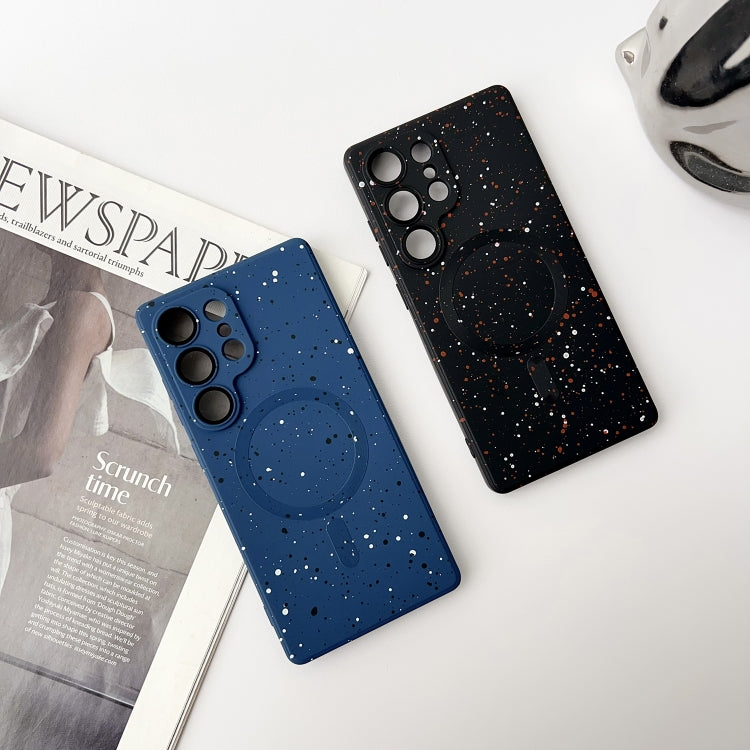 For Samsung Galaxy S25 5G Starry Sky TPU Shockproof MagSafe Phone Case(Dark Blue) - Galaxy S25 5G Cases by PMC Jewellery | Online Shopping South Africa | PMC Jewellery | Buy Now Pay Later Mobicred