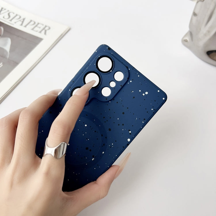 For Samsung Galaxy S25 5G Starry Sky TPU Shockproof MagSafe Phone Case(Sierra Blue) - Galaxy S25 5G Cases by PMC Jewellery | Online Shopping South Africa | PMC Jewellery | Buy Now Pay Later Mobicred
