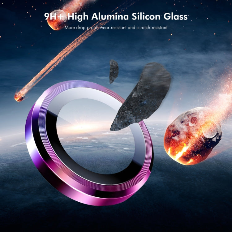 For iPhone 16e ENKAY 9H Rear Lens Aluminium Alloy Tempered Glass Film(Colorful) - iPhone 16e Tempered Glass by ENKAY | Online Shopping South Africa | PMC TechLife | Buy Now Pay Later Mobicred