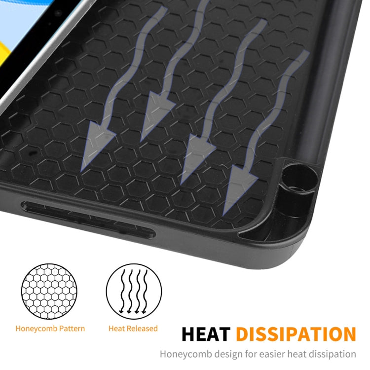 For Xiaomi Pad 7 / 7 Pro 11.2 ENKAY Tri-fold Custer Texture TPU Leather Smart Tablet Case with Pen Slot(Grey) - free shipping - PMc TechLife - Order now!