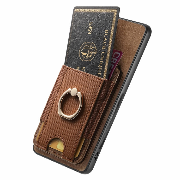 For Honor Magic7 Pro Retro Splitable Magnetic Stand Card Bag Leather Phone Case(Brown) - free shipping - PMC TechLife - Order now!