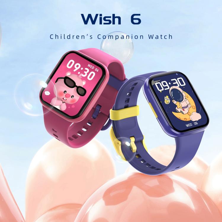 Wish 6 1.69 inch TFT Color Screen IP68 Waterproof Children Companion Smart Watch(Purple) - free shipping - PMC TechLife - Order now!