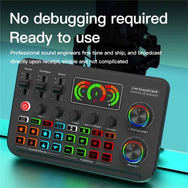 F996 Max Live Streaming / Gaming / Singing Audio Mixer USB Microphone Sound Card - Live Sound Effects Processors by PMC TechLife | Online Shopping South Africa | PMC TechLife | Buy Now Pay Later Mobicred