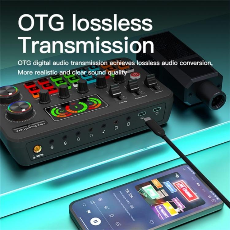 F996 Max Live Streaming / Gaming / Singing Audio Mixer USB Microphone Sound Card - Live Sound Effects Processors by PMC TechLife | Online Shopping South Africa | PMC TechLife | Buy Now Pay Later Mobicred