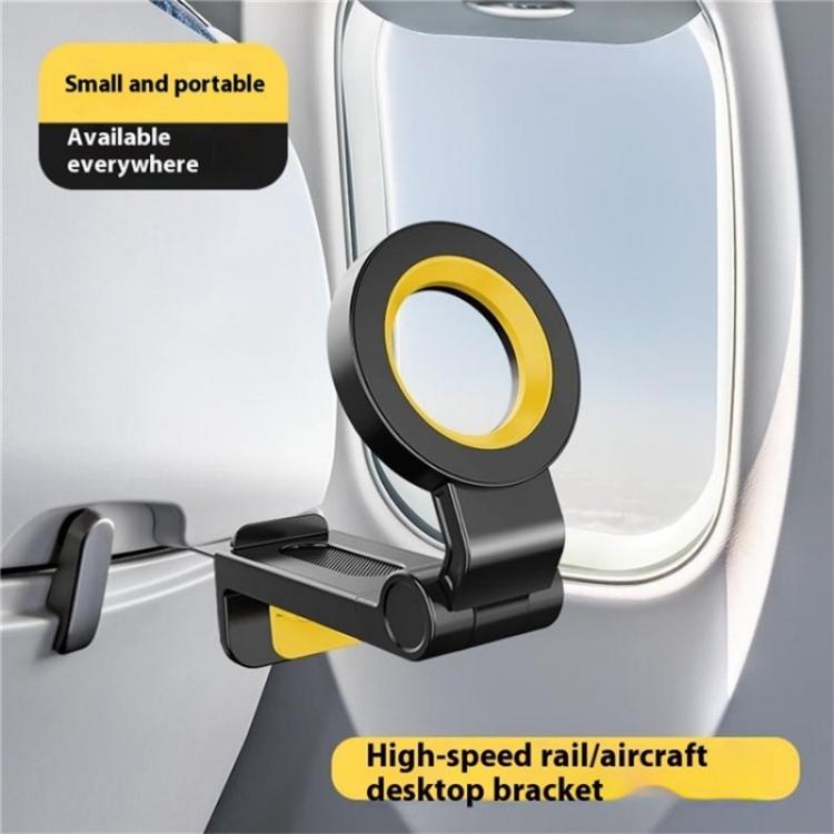 CH21 Portable Folding Travel Phone Holder Airplane Train Desktop Magnetic Phone Holder - Universal Car Holders by PMC TechLife | Online Shopping South Africa | PMC TechLife | Buy Now Pay Later Mobicred