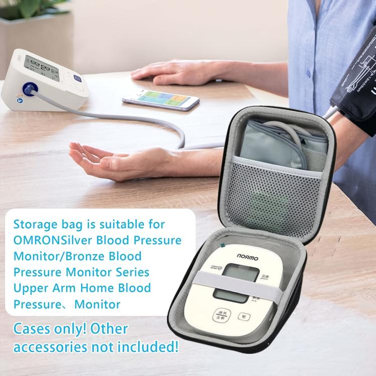 For Omron / Yuyue Portable Electronic Blood Pressure Device Storage Protective Bag, Specification:With Mesh Bag - free shipping - PMC TechLife - Order now!