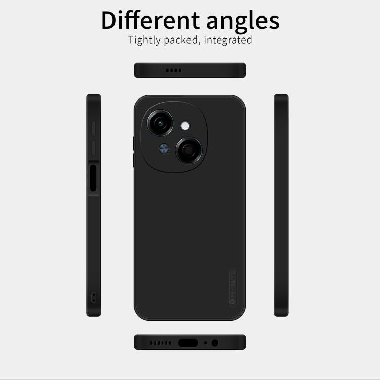 For Tecno Spark Go 2025 / Go 1 PINWUYO Sense Series Liquid Silicone TPU Phone Case(Black) - Tecno Cases by PINWUYO | Online Shopping South Africa | PMC TechLife | Buy Now Pay Later Mobicred