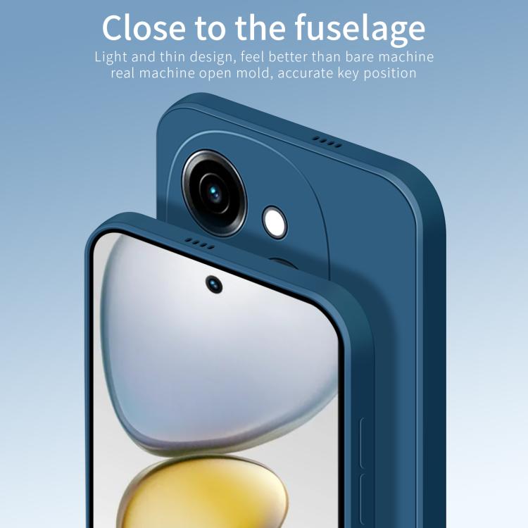 For Tecno Spark Go 2025 / Go 1 PINWUYO Sense Series Liquid Silicone TPU Phone Case(Black) - Tecno Cases by PINWUYO | Online Shopping South Africa | PMC TechLife | Buy Now Pay Later Mobicred