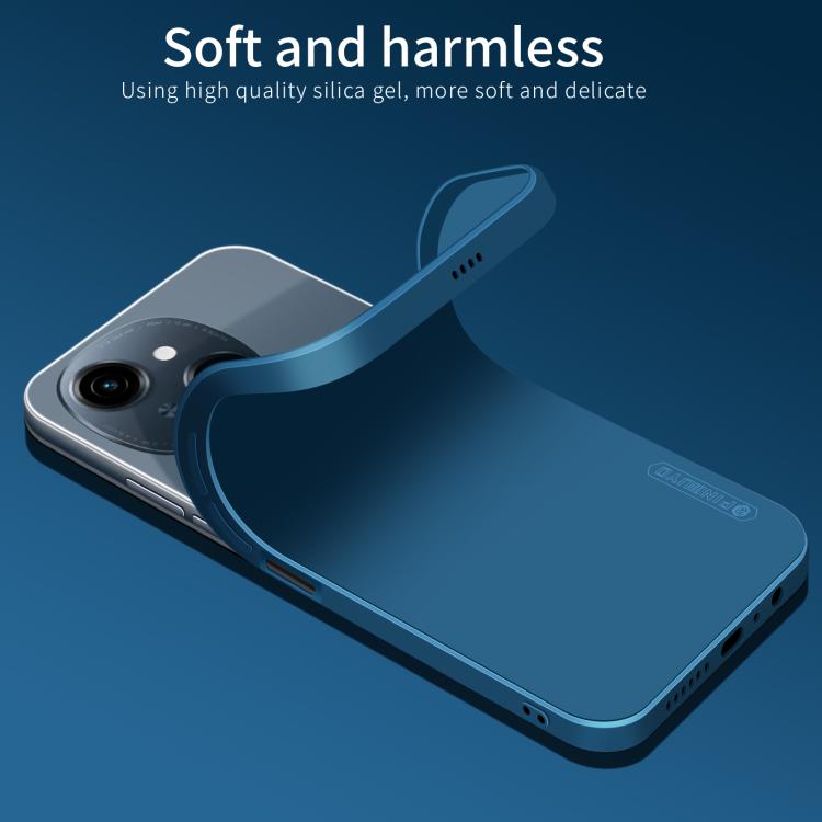 For Tecno Spark Go 2025 / Go 1 PINWUYO Sense Series Liquid Silicone TPU Phone Case(Black) - Tecno Cases by PINWUYO | Online Shopping South Africa | PMC TechLife | Buy Now Pay Later Mobicred