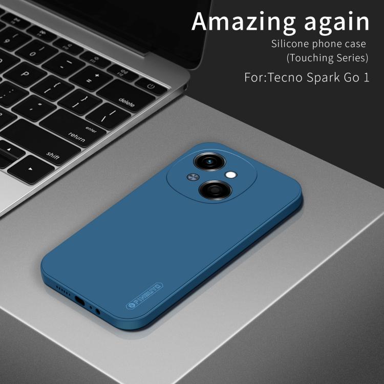 For Tecno Spark Go 2025 / Go 1 PINWUYO Sense Series Liquid Silicone TPU Phone Case(Black) - Tecno Cases by PINWUYO | Online Shopping South Africa | PMC TechLife | Buy Now Pay Later Mobicred