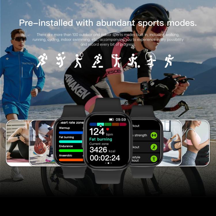 Q23 Pro 1.83 inch Color Screen IP68 Waterproof Bluetooth Call Smart Watch, Support Health Monitoring(Pink) - Smart Watches by PMC TechLife | Online Shopping South Africa | PMC TechLife | Buy Now Pay Later Mobicred