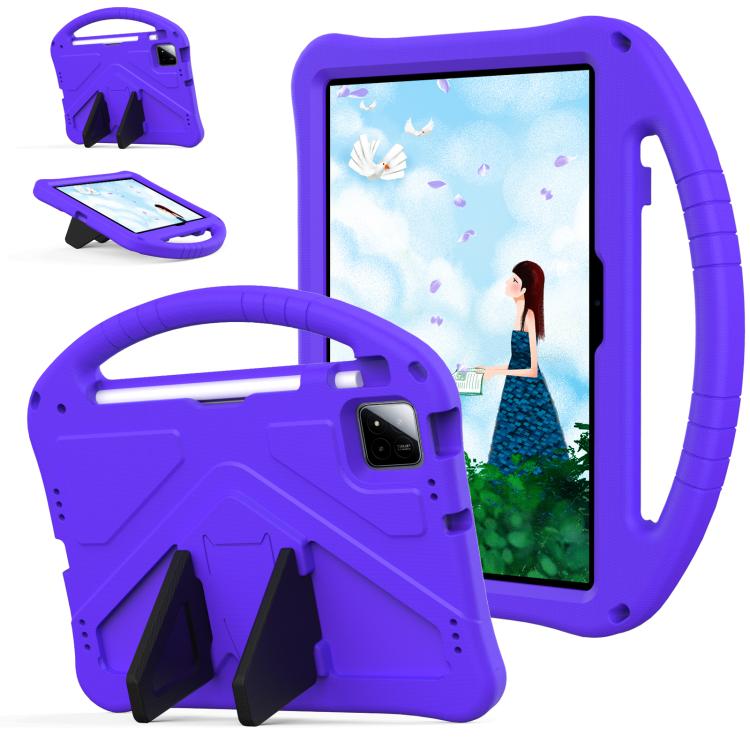 For onn. Tablet Pro 11 2024 EVA Shockproof Tablet Case with Holder(Purple) - Others by PMC TechLife | Online Shopping South Africa | PMC TechLife | Buy Now Pay Later Mobicred