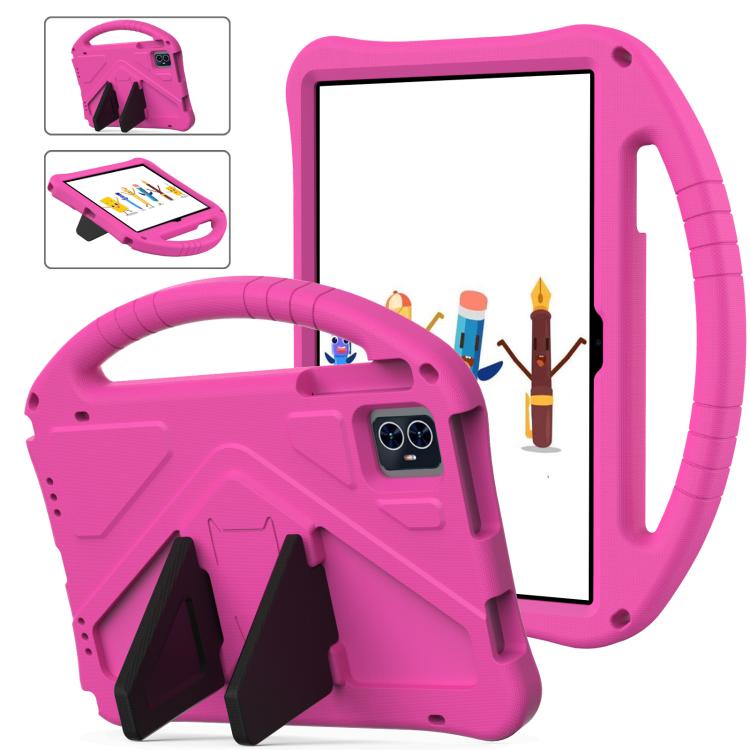 For onn. 10.1 Tablet Gen 4 2024 EVA Shockproof Tablet Case with Holder(RoseRed) - Others by PMC TechLife | Online Shopping South Africa | PMC TechLife | Buy Now Pay Later Mobicred