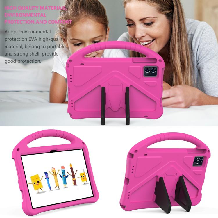 For onn. 10.1 Tablet Gen 4 2024 EVA Shockproof Tablet Case with Holder(RoseRed) - Others by PMC TechLife | Online Shopping South Africa | PMC TechLife | Buy Now Pay Later Mobicred