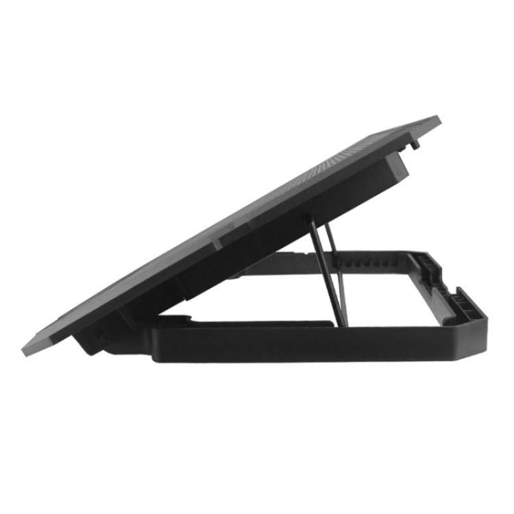 X4 4 Fan 7-Speed Control Noiseless Height Adjustable Stand Laptop Cooling Pad - Cooling Pads by PMC TechLife | Online Shopping South Africa | PMC TechLife | Buy Now Pay Later Mobicred
