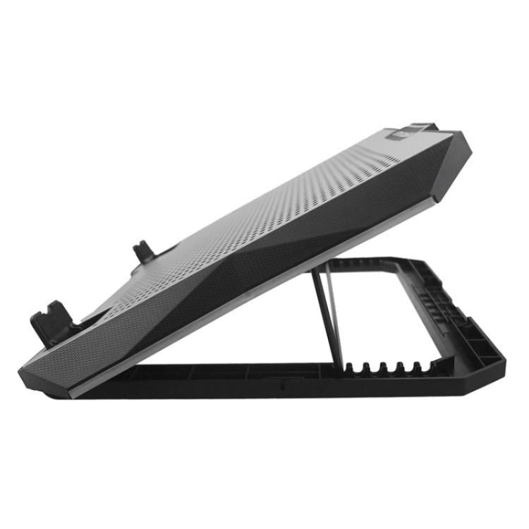 S605 RGB Light 5 Silent Fans Adjustable Height Stand Gaming Laptop Cooling Pad - Cooling Pads by PMC TechLife | Online Shopping South Africa | PMC TechLife | Buy Now Pay Later Mobicred